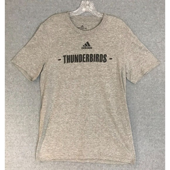 Adidas Southern Utah University Thunderbirds T Shirt Mens Medium Gray Cotton - Picture 1 of 7